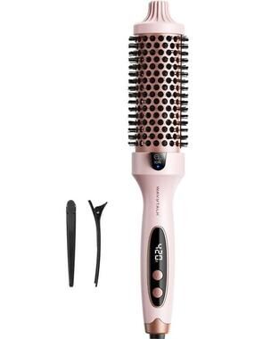 Wavytalk Heated Round Brush Thermal Blowout Tool Rose Model 196 Ceramic 1.5 Inch